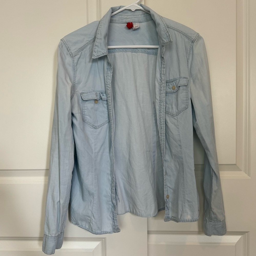 H&M Chambray Shirt Size 6
